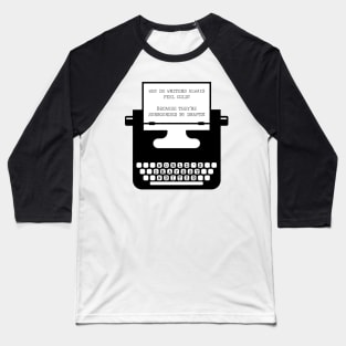 World's Okayest Writer Baseball T-Shirt